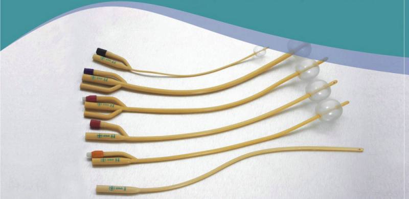 Silicone coated latex foley catheter,latex foley catheter, latex uine catheter, urethral catheter, latex urethral catheter, medical catheter